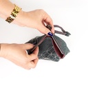 Sashiko Side Clasp Pouch Kit