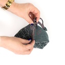 Sashiko Side Clasp Pouch Kit