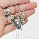 Poppy Oval Charm
