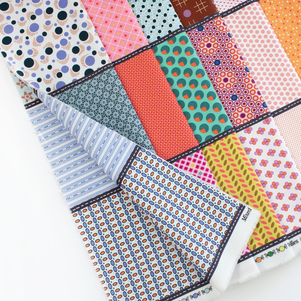 Mixed Bag of Lollies 9" Strip Bundle, by Jen Kingwell