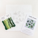 Leafy Greens Embroidery Kit