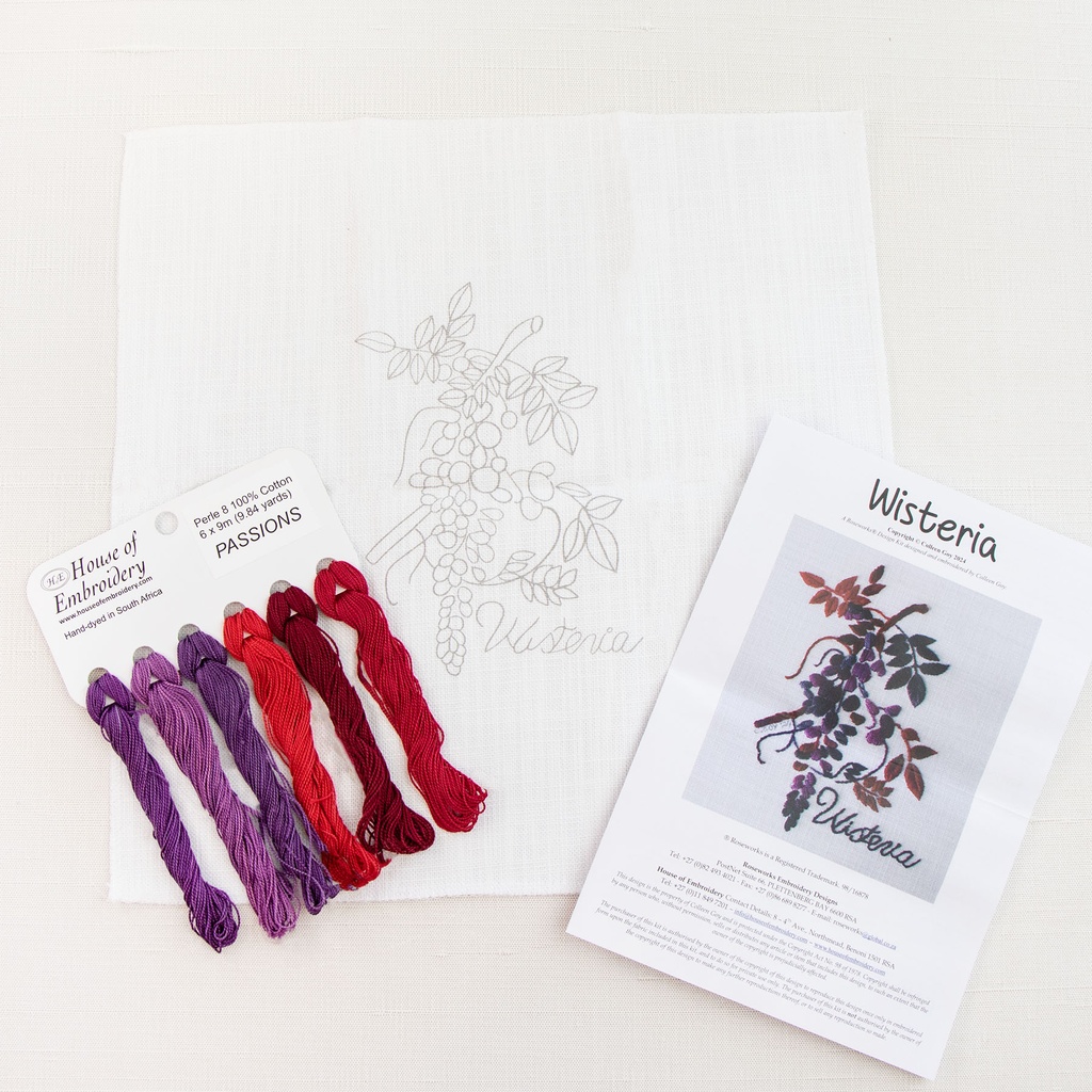 Wisteria Embroidery Kit