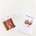 Autumn Rooster Embroidery Kit