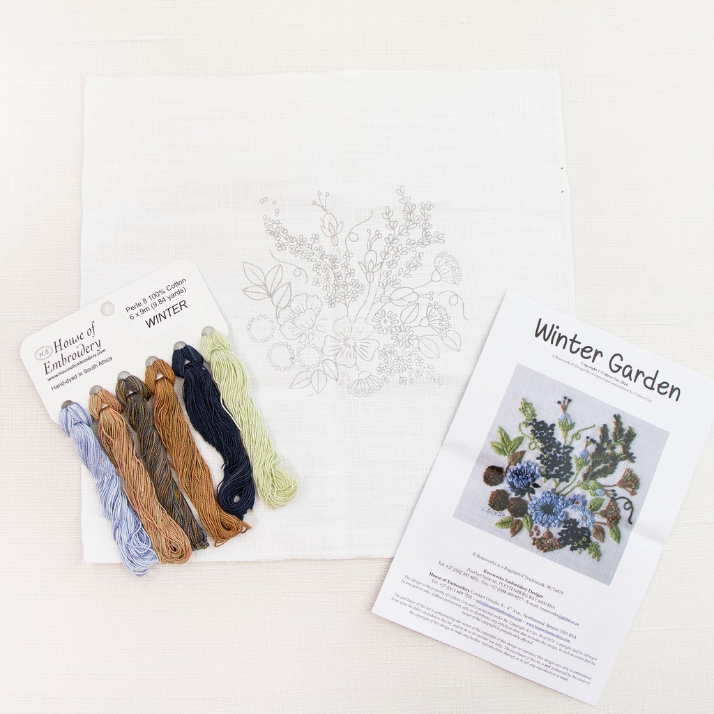 Winter Garden Embroidery Kit