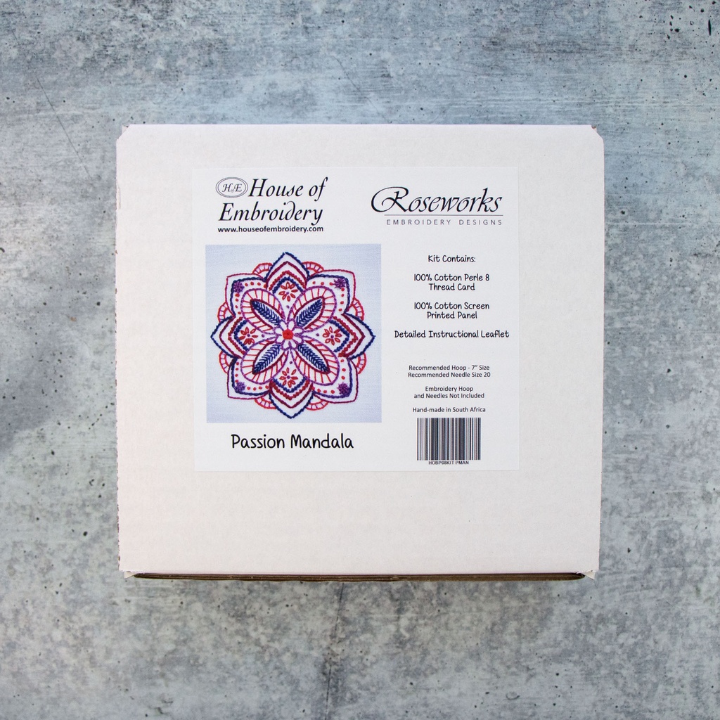 HOB Passions Mandala Embroidery Kit