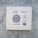 HOB Lady Grey Mandala Embroidery Kit