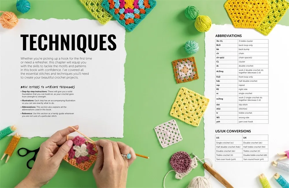 The Granny Square Crochet Bible 