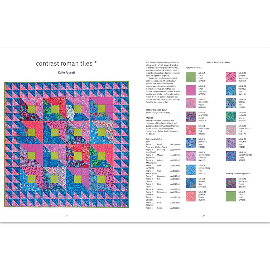 Kaffe Fassett's Quilts In London Book