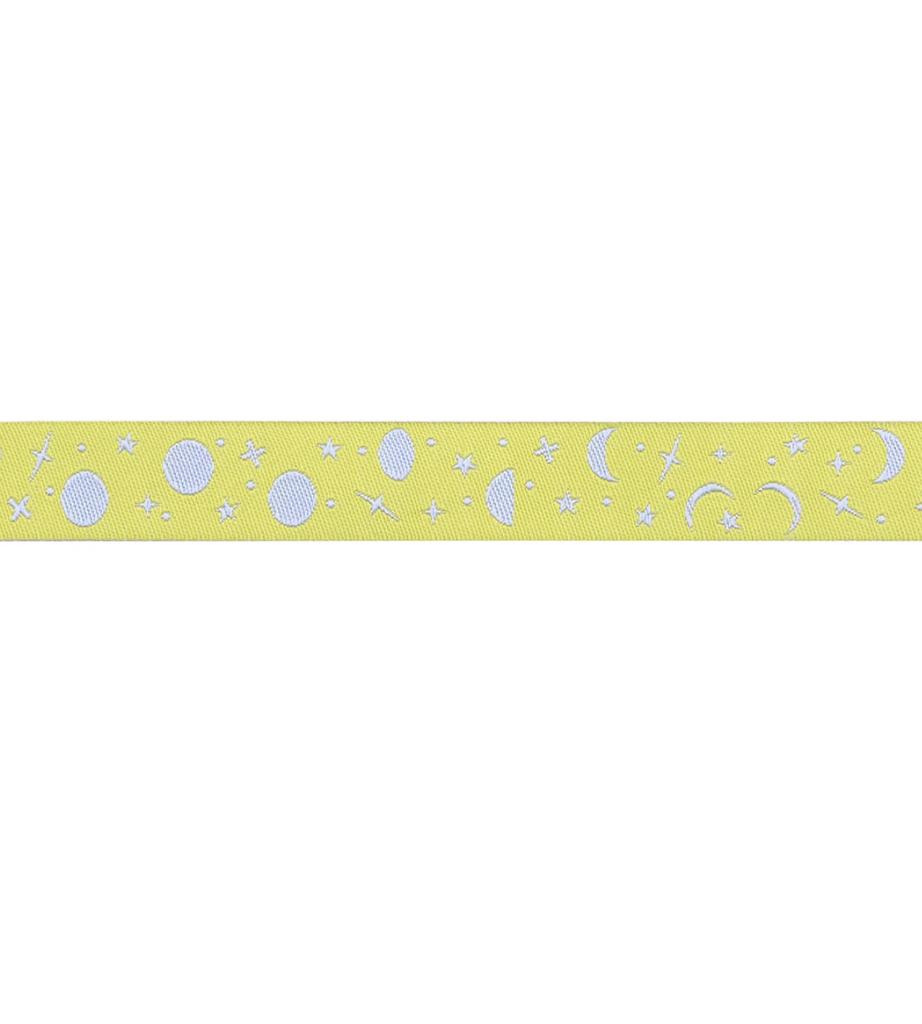 Ribbon Yardage - Space Sprinkles, Lightning Bug