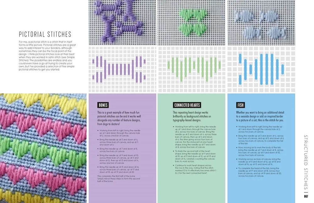 Needlepoint: A Modern Stitch Directory Book