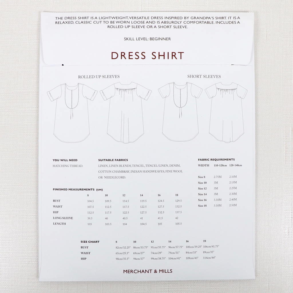 THE DRESS SHIRT PATTERN