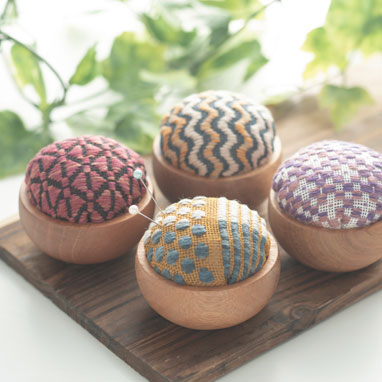 Olympus Wooden Bowl Pincushion Kogin Kit
