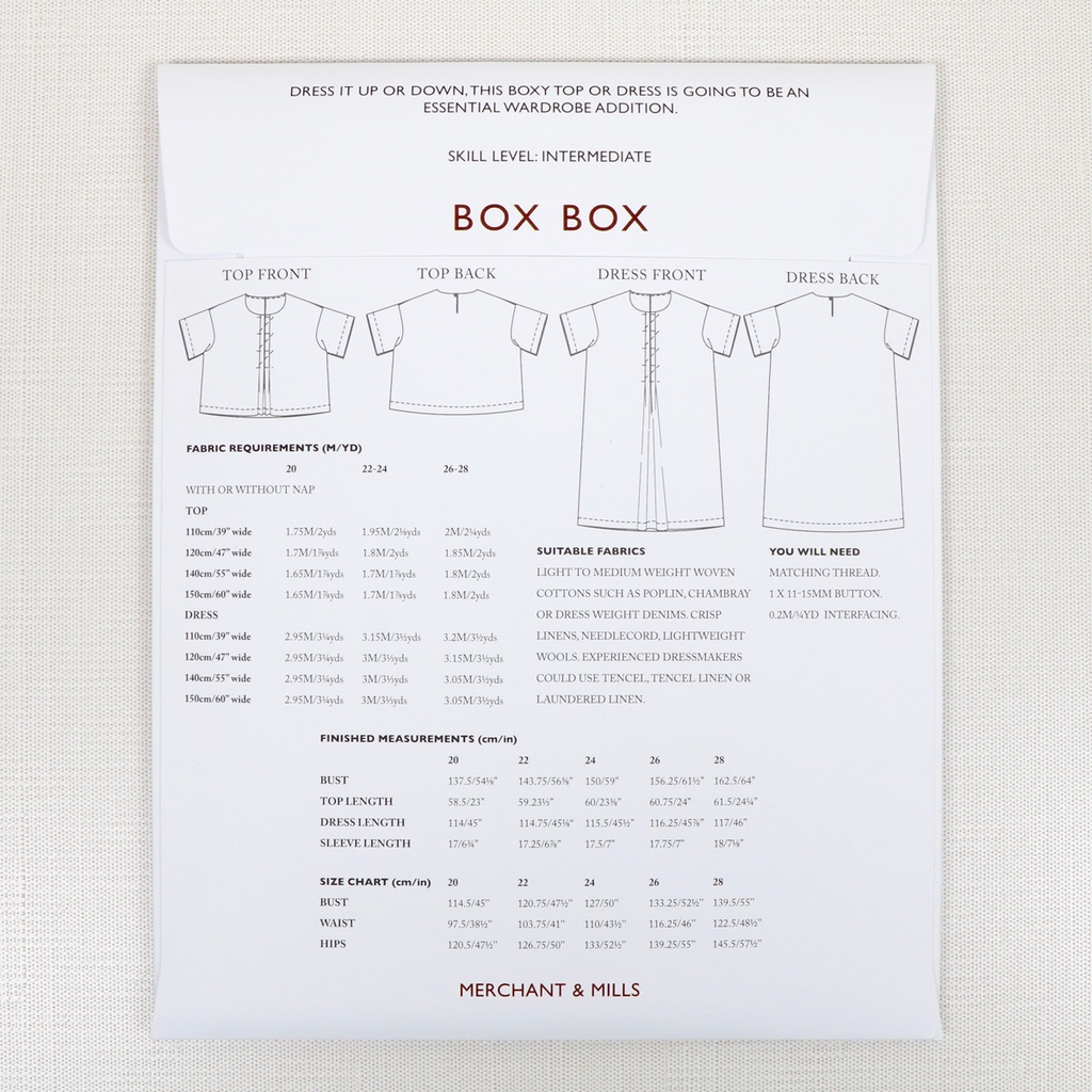 THE BOX BOX PATTERN