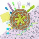 Flower Plateau Neon Basket