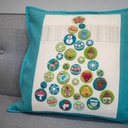 Stitch Along, Christmas Tree Pillow Kit