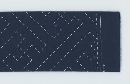 SAYA-GATA, SASHIKO CLOTH, INDIGO