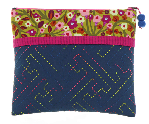 SAYA-GATA, SASHIKO CLOTH, INDIGO