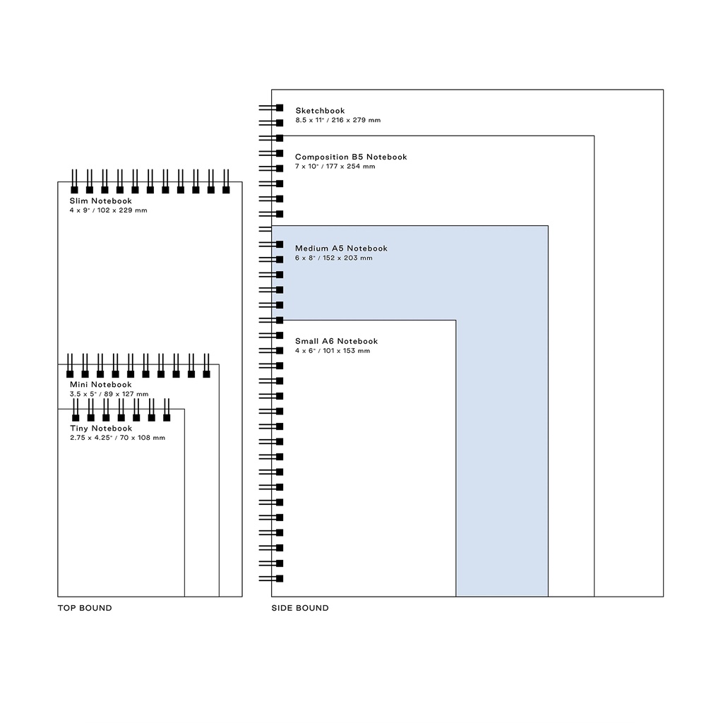 Palmita Medium A5 Notebook