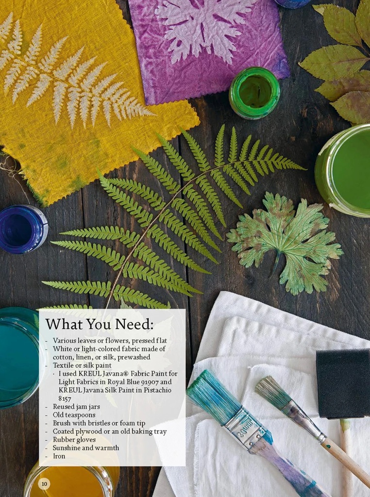 Learn to Dye & Print Fabric Book