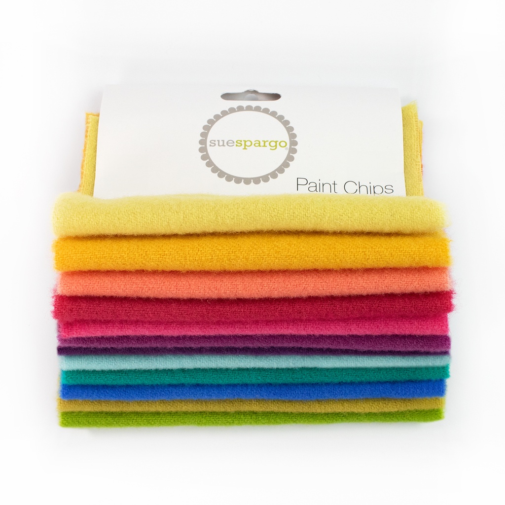 5" x 5" Solid Paint Chips - 12 Best