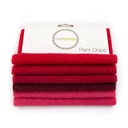 5" x 5" Sparkle Paint Chips - Red