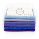 5" x 5" Sparkle Paint Chips - Blue