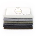 5" x 5" Sparkle Paint Chips - Grey