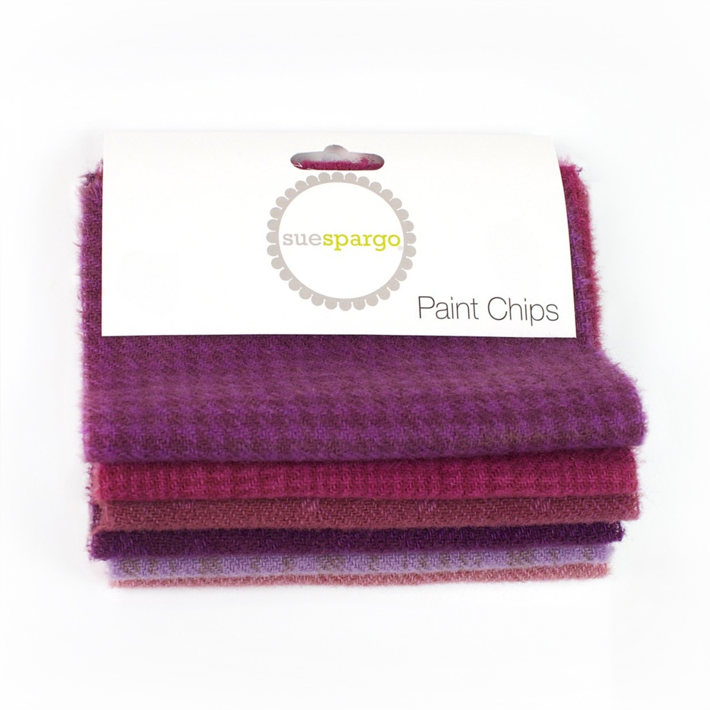 5" x 5" Textural Paint Chips - Violet