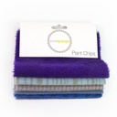 5" x 5" Textural Paint Chips - Blue