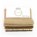  5" x 5" Textural Paint Chips - Brown