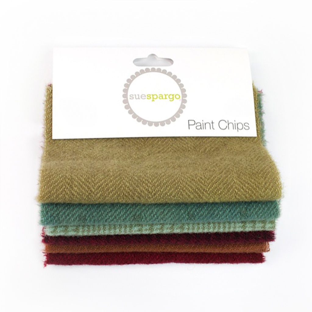 5" x 5" Textural Paint Chips - Nature