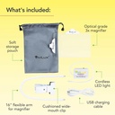 ViviLux XL Clip-on XL Magnifier + Craft Light