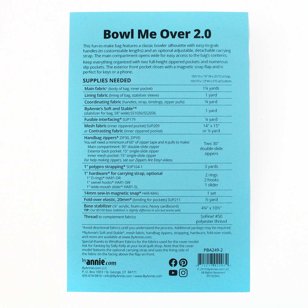 Bowl Me Over 2.0 Pattern