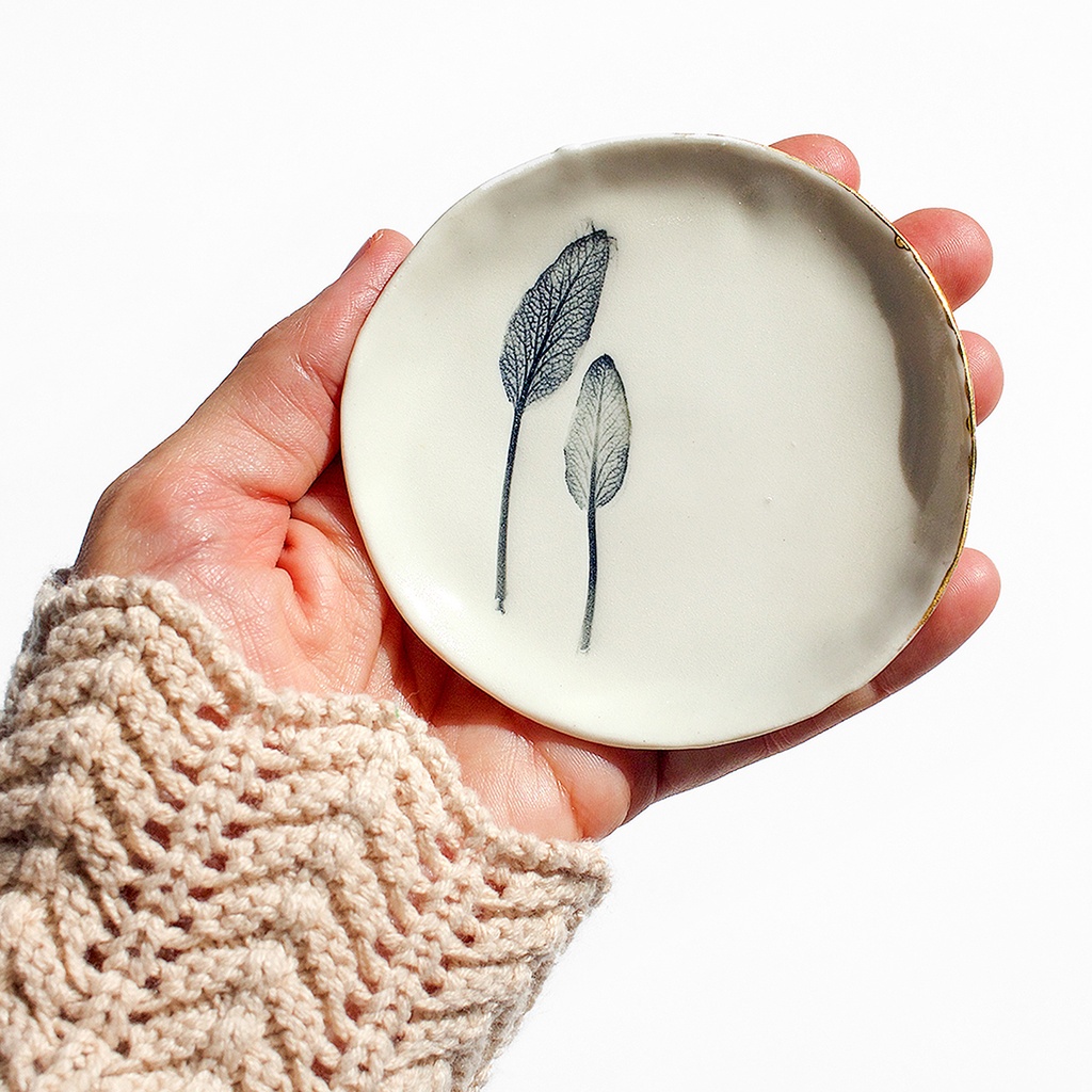 Nature Print Ring Dish