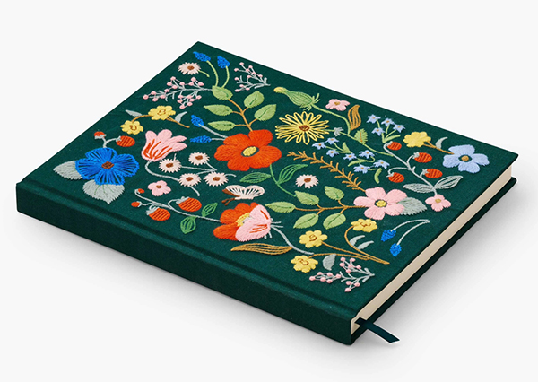 STRAWBERRY FIELDS EMBROIDERED SKETCHBOOK