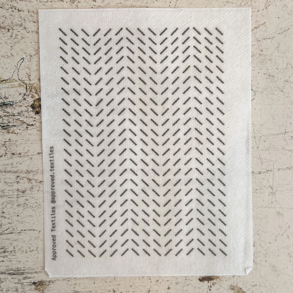 Diagonals - Minimal Mending + Embellishment Transfer