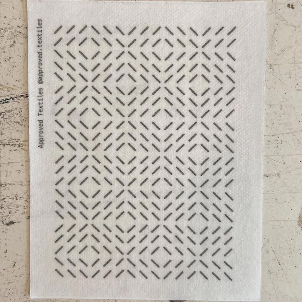 Diagonals - Minimal Mending + Embellishment Transfer