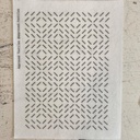 Diagonals - Minimal Mending + Embellishment Transfer