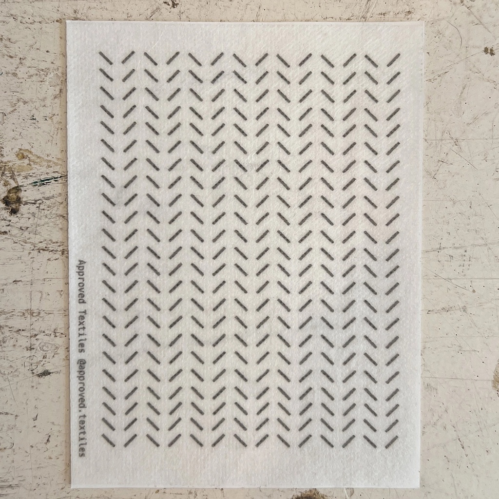 Diagonals - Minimal Mending + Embellishment Transfer