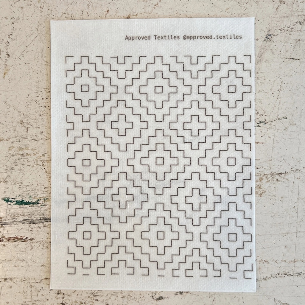 Persimmon Flowers - Minimal Mending + Embellishment Transfer