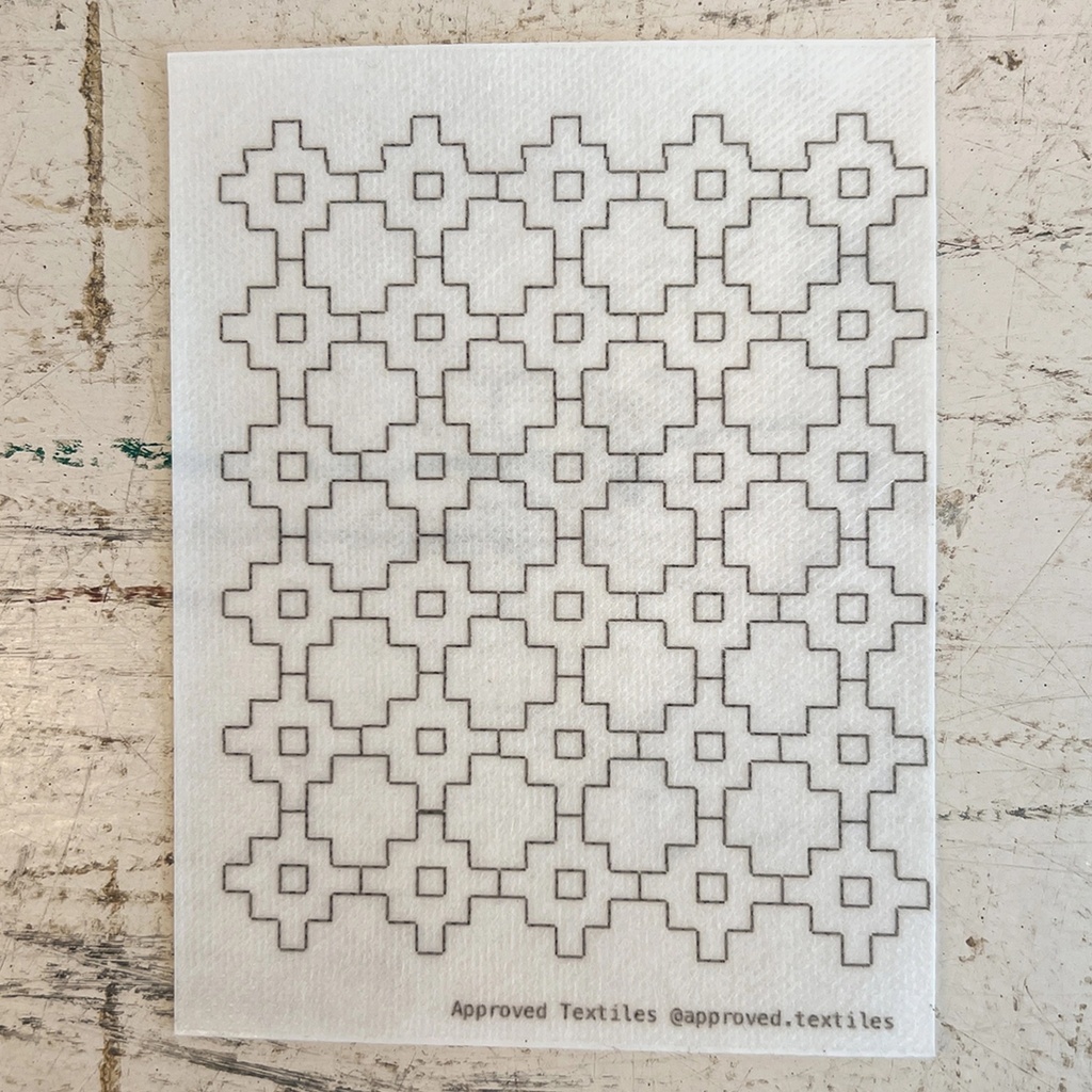 Persimmon Flowers - Minimal Mending + Embellishment Transfer