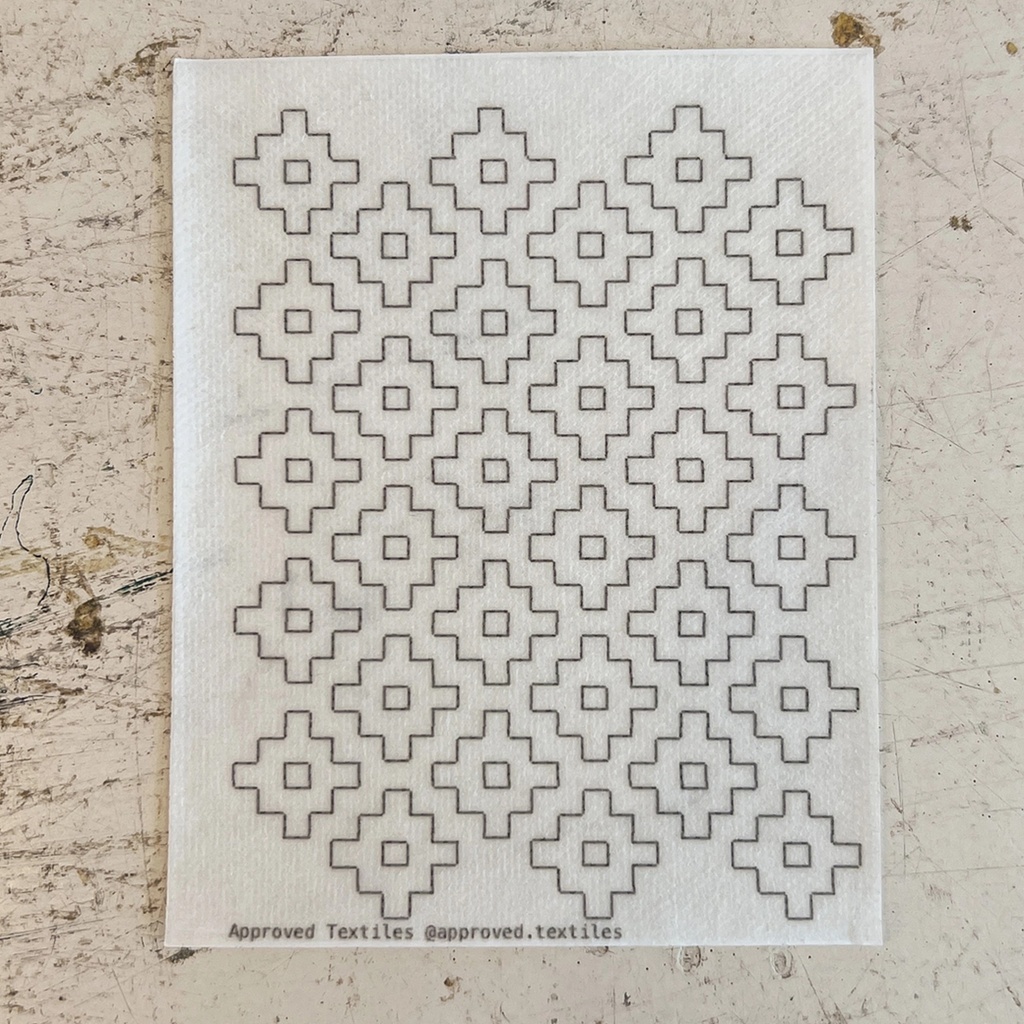 Persimmon Flowers - Minimal Mending + Embellishment Transfer