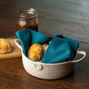 Coiled Rope Basket Kit Basket with Handles