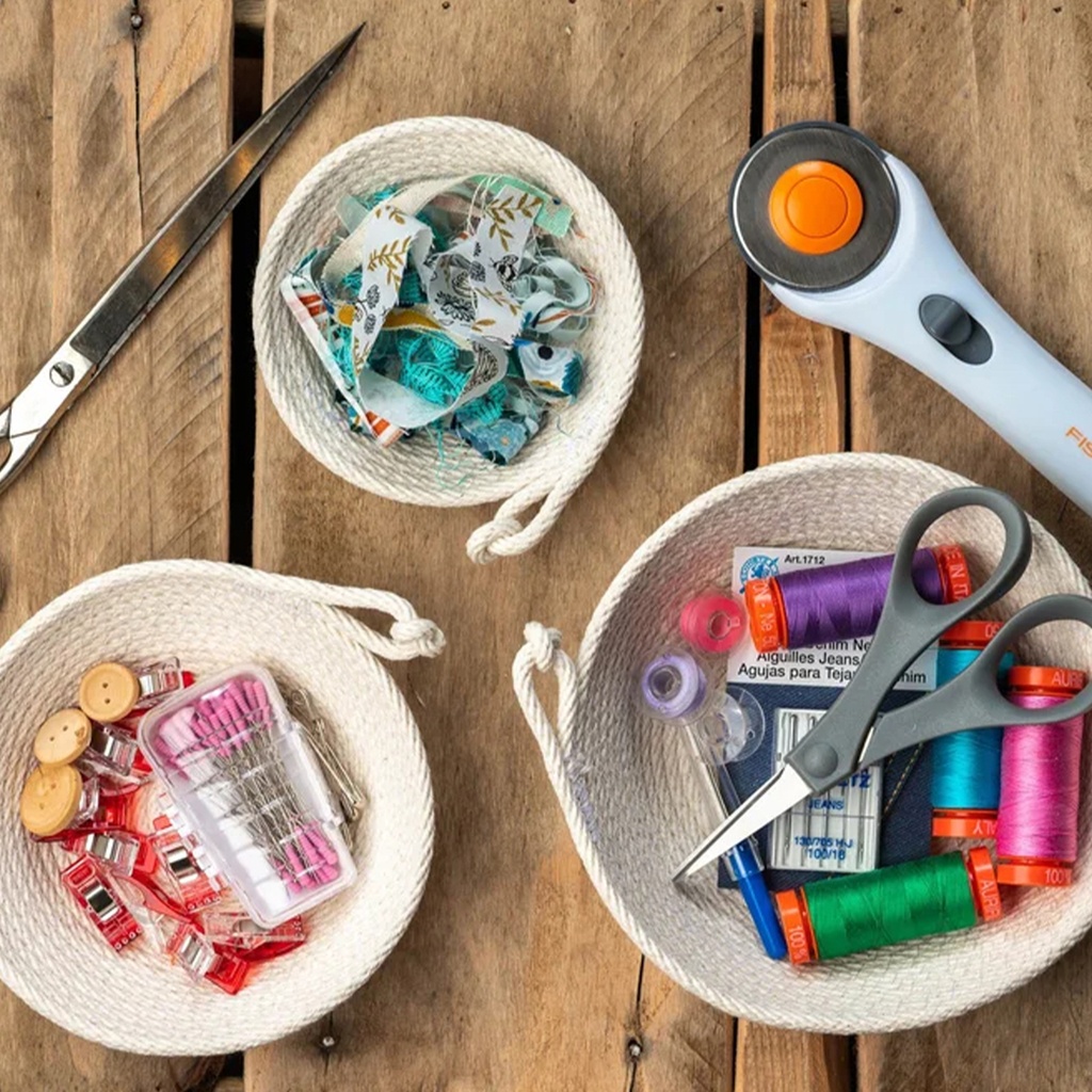 Coiled Rope Basket Kit Nesting Bowls