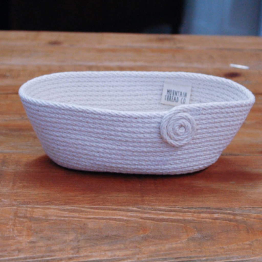 Coiled Rope Basket Kit Oval Organizer
