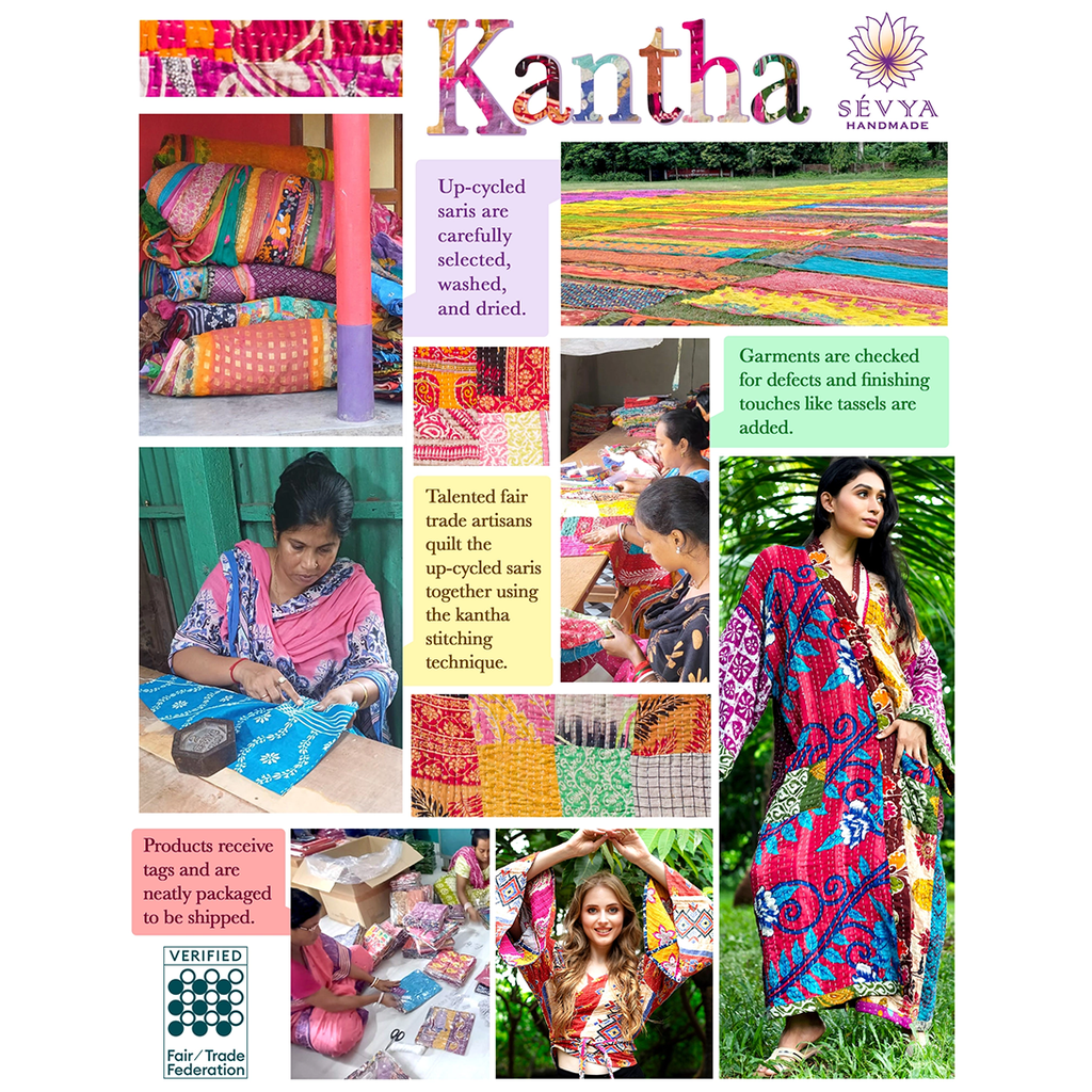 Assorted Cotton Kantha Scarf