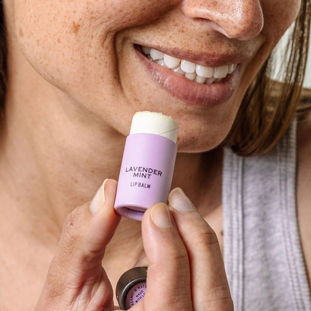 Organic Lip Bam in 0.3 oz Biodegradable Tube