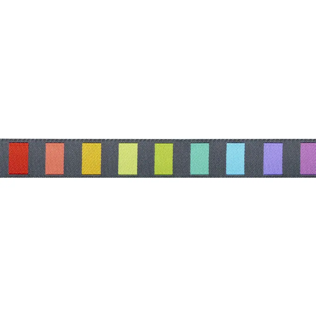 Ribbon Yardage - Disco Stripe - Carbon