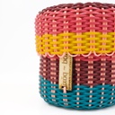 Boxi Storage, Small Lidded 6" Stripe