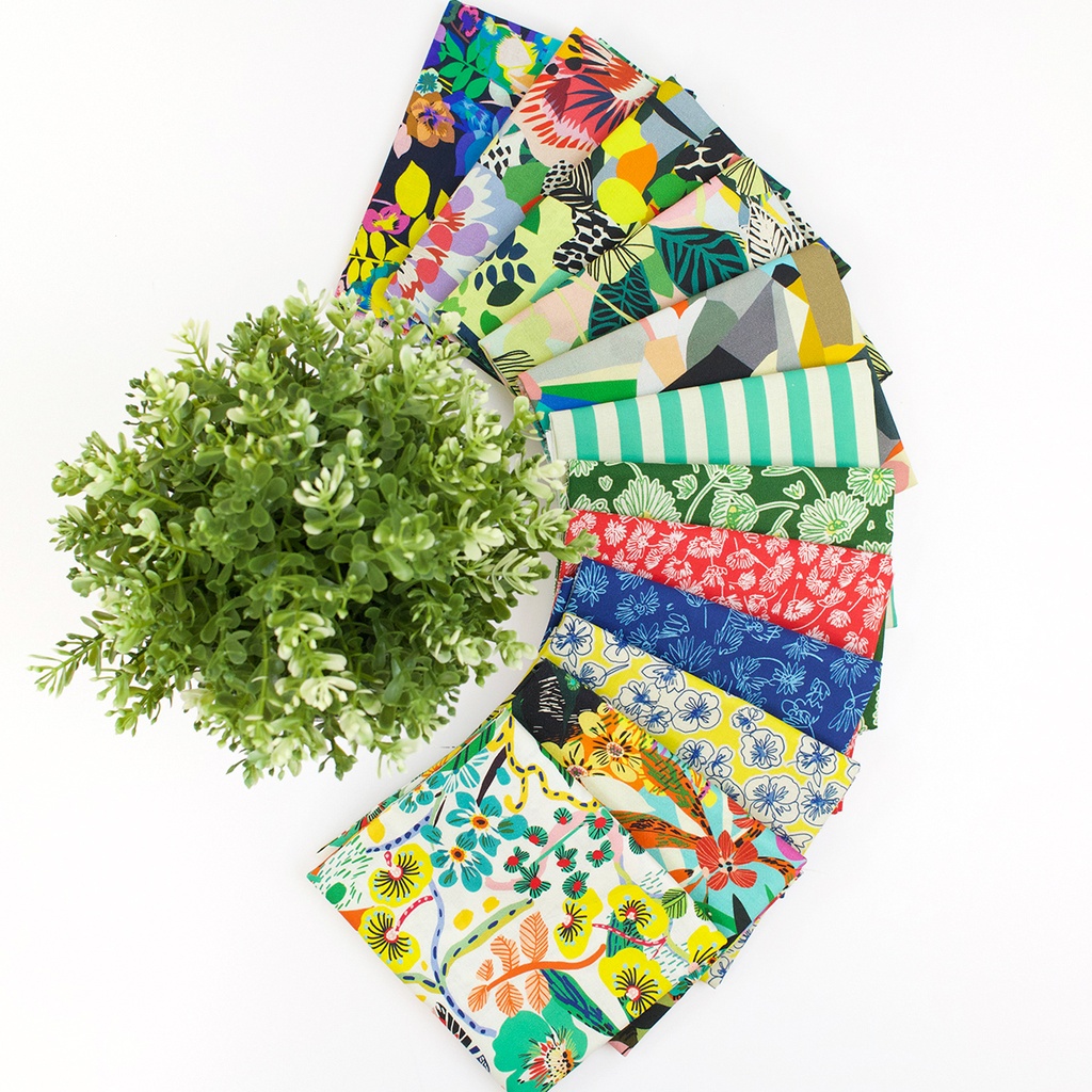 Vibrant Botanica by Kitty McCall FQ Bundle   